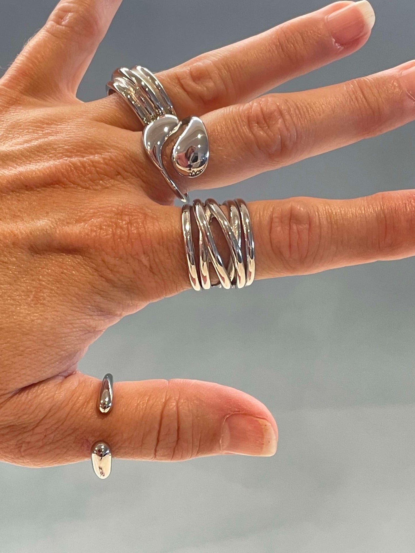 All silver ring - size 7 – Tarnish Proof Jewellery-1