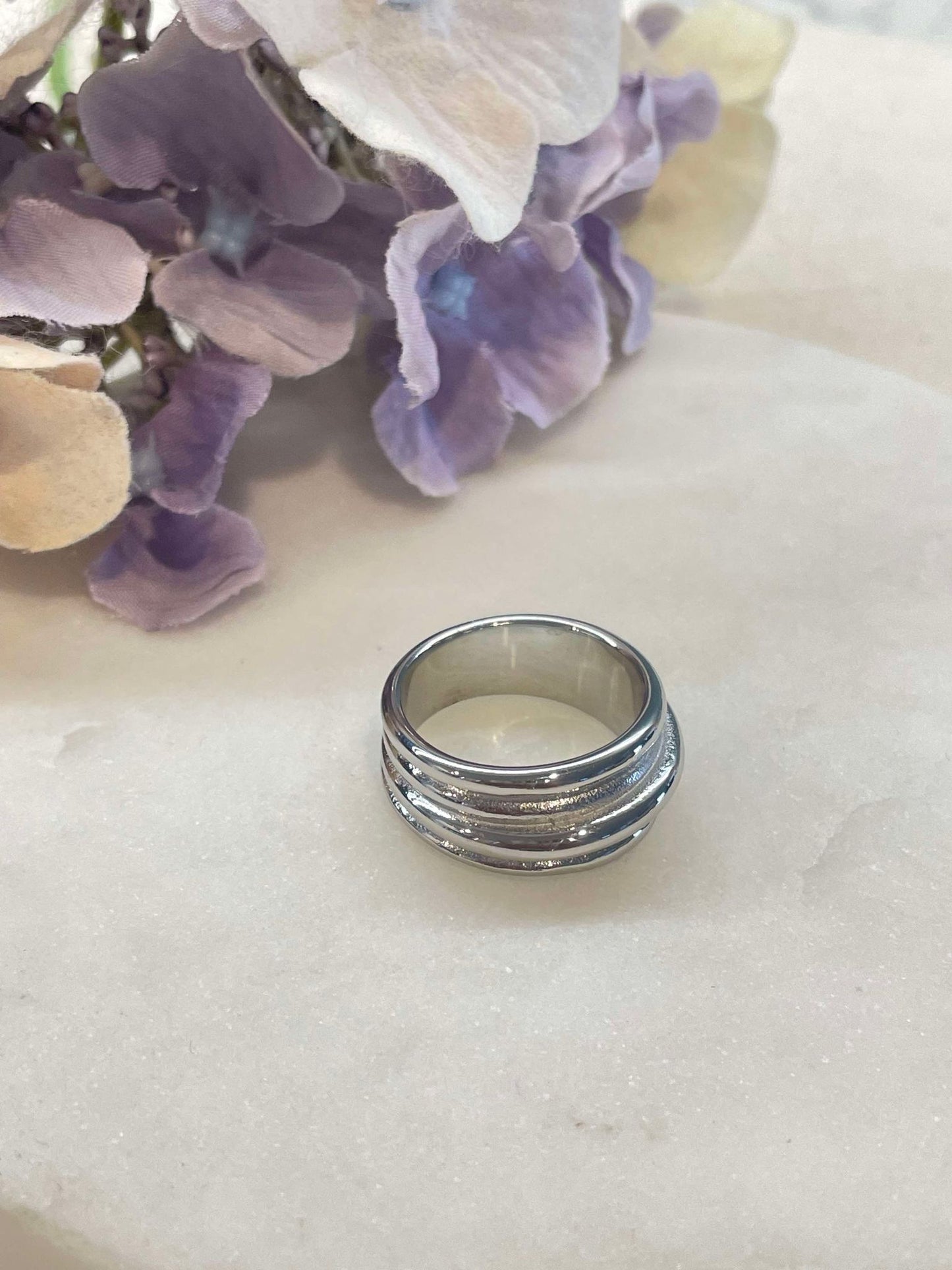 All silver ring - size 7 – Tarnish Proof Jewellery-2