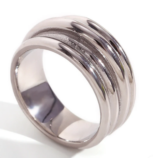 All silver ring - size 7 – Tarnish Proof Jewellery-0