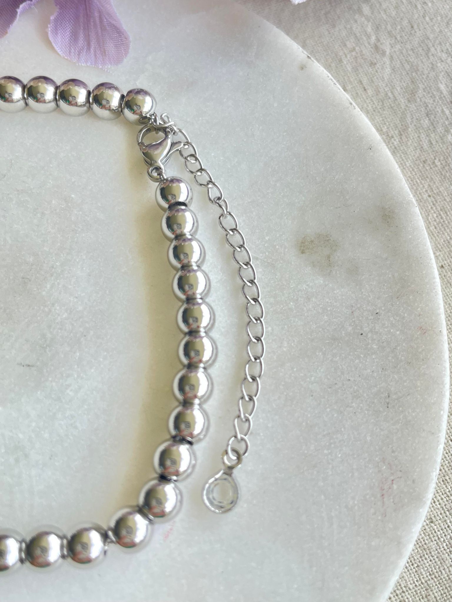 Silver ball bracelet – Tarnish Proof Jewellery-2